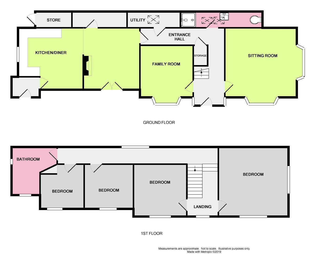 Floor Plan | House - Detached | Northfield Road, Thomas-A-Becket, Worthing, West Sussex, BN13 1QW | For Sale